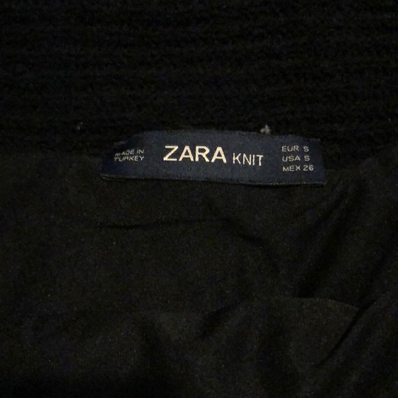 Zara Black Crochet Skirt size Small - Picture 2 of 4